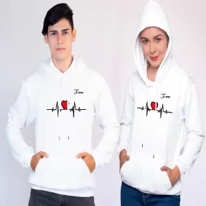 Buzo, Buso Hoodie Corazón PAREJA