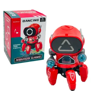 Robot bailarín con luz y sonido