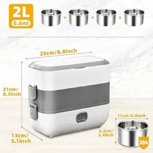 Lonchera Electrica 4 Compartimientos 2 L