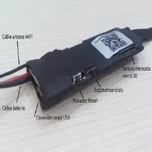 Mini Cámara Espía Cinta WiFi IP HD 1080p: La Discreción Perfecta - Mini Camara Espia Cinta Wifi Ip Hd 1080p