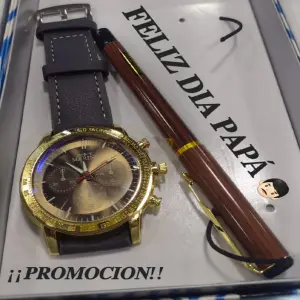RELOJ + ESFERO PARA PAPA😲😎