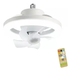 Bombillo Led  Ventilador Giratorio 60w