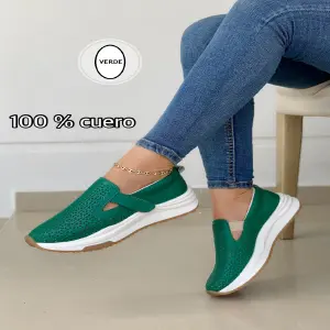 MOCASIN EN  CUERO