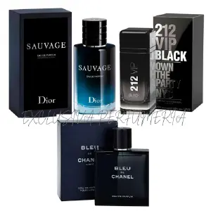 Vip black+sauvage+bleu Chanel