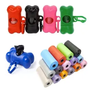 BOLSAS PARA MASCOTAS 1 PZS + Hueso Dispe