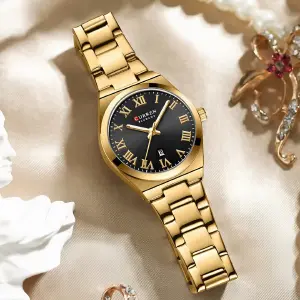 Reloj Fino Mujer Clásico Curren 9095