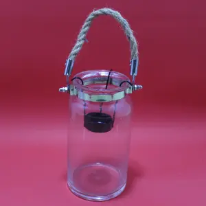 Frasco Candelabro de cristal grande