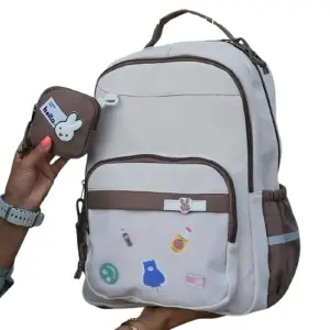 Morral Estudiante Grande Monedero Cafe