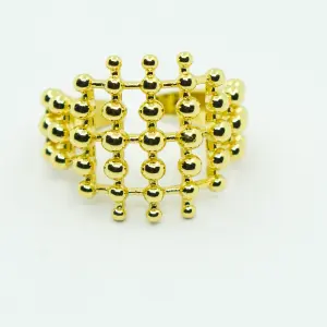 ANILLO DORADO MALLA