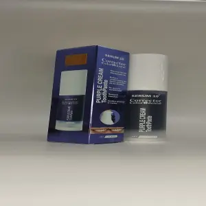 crema dental blanqueadora morada