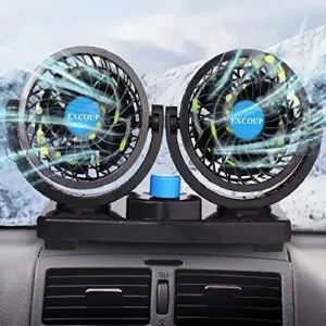 Ventilador Carro Coche Aire 360° 12v