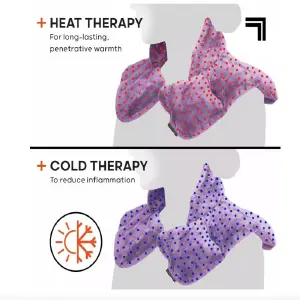 Chaleco aromaterapia cuello y hombros