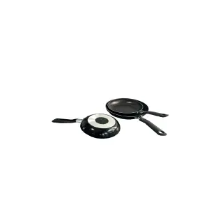 Juego de Sartenes X3 Antiadherente: Cocina con Estilo y Facilidad - JUEGO DE SARTENES X3 ANTIADHERENTE