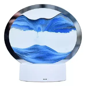 Lámpara de mesa de arena movediza 3D