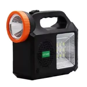 LAMPARA SOLAR GD 102 CON PARLANTE, RADIO