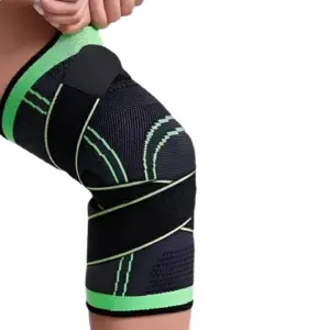 RODILLERA AJUSTABLE VERDE + TOBILERA