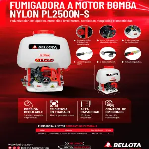 Pulverizadora a Motor Bomba Nylon