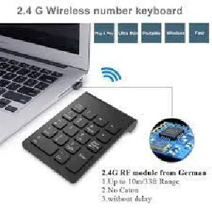 Teclado Numérico Inalámbrico usb