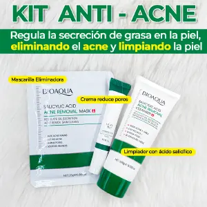 BIOAQUA COMBO SALICILICO 3 PRODUCTOS