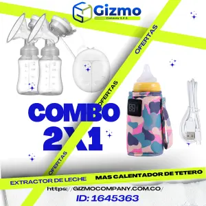 Combo Extractor Leche +Calentador Tetero