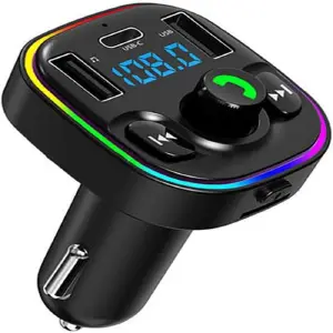 Transmisor FM Coche Reproductor MP3 RGB