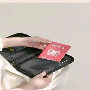 Porta Documentos Organizador Viaje