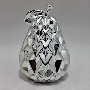 Fruta Pera decorativa de cerámica Peque