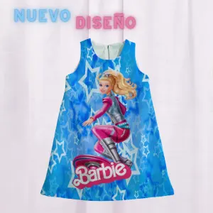 Vestido barbie estrellas