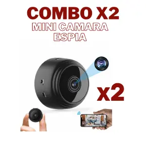 Mini Cámara Espía Wifi x2