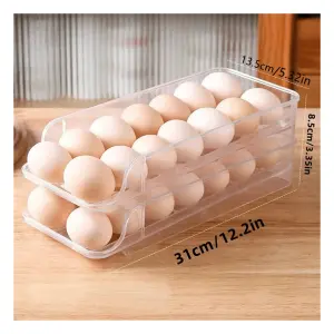 Organizador 28 Huevos X2 Niveles Cocina