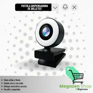 CÁMARA WEB LED 1080