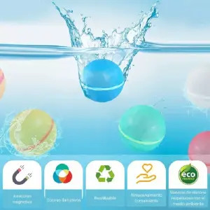 Set Globos De Agua Reutilizables X 6 Uni