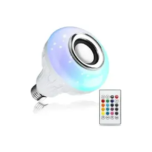 Bombillo Parlante Con Bluetooth Multicol