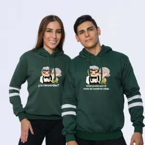 Buzo, Saco Hoodie Parejas abuelos up