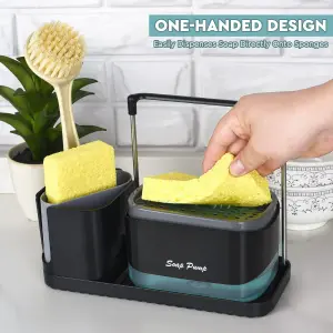 Dispensador de jabón de loza 3 en 1