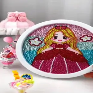 CUADRO PARA NIÑAS DE DIAMANTES