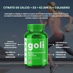 Citrato de calcio+D3+K2(MK-7)+Colágeno