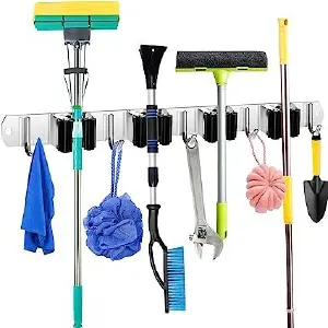 Organizador Multiusos Colgador Escobas