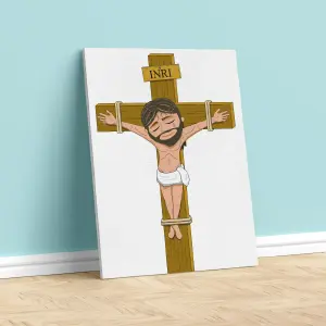 JESÚS NIÑOS LIENZO 02