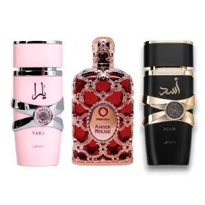 PERFUMES YARA+ORIENTICAROUGE+ASAD