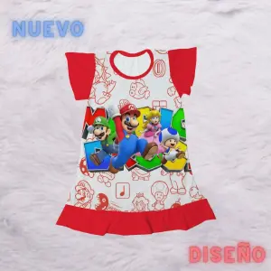 pijama niña mario's dreamland