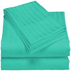Juego Sabanas Cama Doble Verde de Lujo
