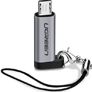Adaptador Hembra USB-C a Micro USB (Gris