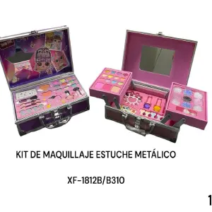 Kit de maquillaje estuche metálico B310