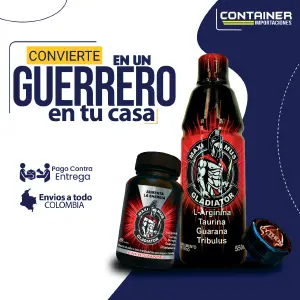 GLADIATHOR CPASULAS+GLADIATHOR JARABE+PY