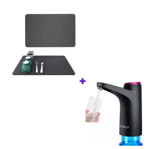 Dispensador de botell + tapete abs 40x30