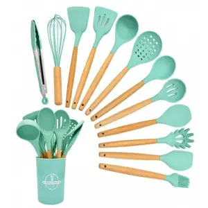 Set De Utensilios De Cocina En Silicona