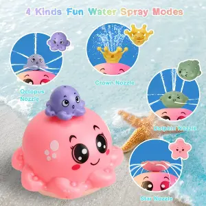 Juguete Ballena De Baño Niños Luces
