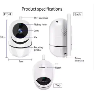 Camara Robotica 1 Antena, 1080p, Wifi.