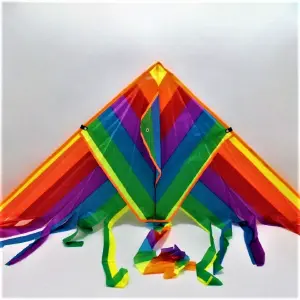 Cometa estilo arcoiris pequeña 1m